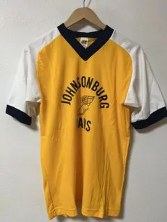 ▼ RUSSELL athletic ラッセル 金タグ リンガーシャツ