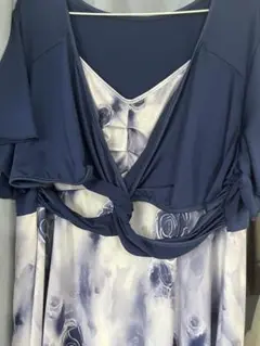 大きいサイズ 4L ミニワンピース サラサラ生地