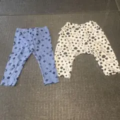 レギンス2枚まとめ売り　サイズ80