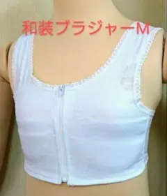 和装ブラジャー Mサイズ フロントファスナータイプ