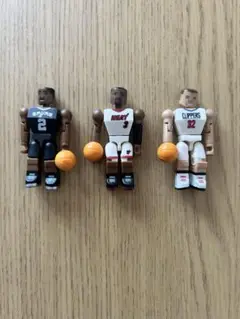 NBA フィギュア 3体セット レナード ウェイド グリフィン