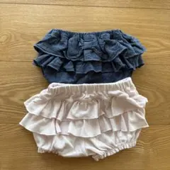 [美品]フリル付きパンツ 2点セット