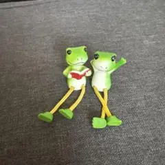 カエルのフィギュア 2体セット