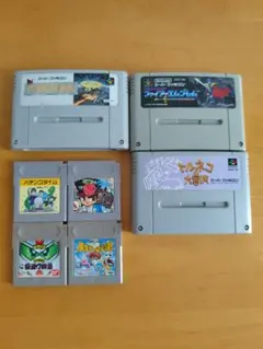 3本 スーパーファミコン ゲーム +4本ゲームボーイ