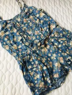 ※デニム花柄キャミソールセットアップ