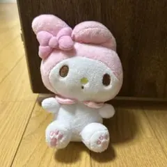 マイメロディ ぬいぐるみ 約14cm ホワイト・ピンク