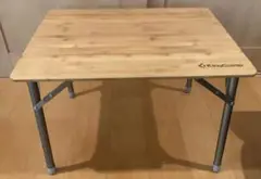 KingCamp 折りたたみテーブル 65x50cm 高さ42〜65cm無段階