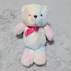 カラフルくまちゃん　ぬいぐるみ