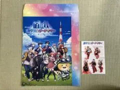 カラフルピーチタワー特典　クリアファイル＆シール