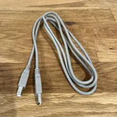 USB プリンターケーブル 約1.5メートル グレー