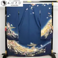 K-2500 振袖 美しい四季の花々 金駒刺繍 縮緬 やまとお誂え