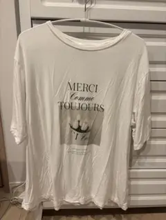 SNIDEL HOME ホワイトルームウェア Tシャツ