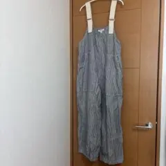 専用　ニコアンド　FINEリネンツイルサロペット　ヒッコリー