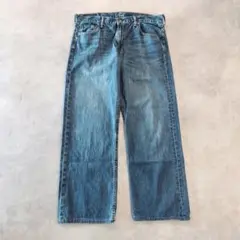 リーバイス569 Levis W34 ブルーデニム 青 ヒゲ 古着 15199