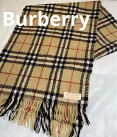 Burberrys ノバチェック マフラー シェットランドウール100%