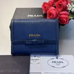 新品同様‼️ プラダ PRADA 財布 二つ折り 折り財布 ヴィッテロムーブ