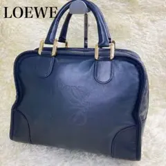 ★人気モデル★ロエベ ハンドバッグ アマソナ32 オールレザー アナグラム 黒