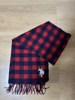 US POLO ASSN チェックマフラー