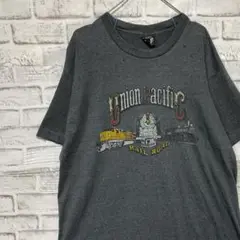 USA製90sヴィンテージTシャツ！シングルステッチ　グレー半袖古着　XL 27
