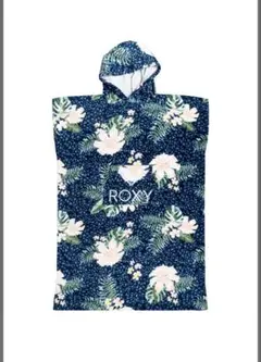 ROXY お着替えポンチョ　フード付きラップタオル ネイビー　ロキシー