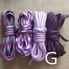 Ｇ◎パラコード ３ｍ（４ミリ ７芯） ４本セット