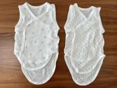 ベビー肌着　2枚セット　水通しのみ