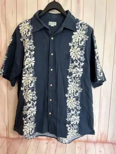 Climbrigh アロハシャツ X-LARGE ダークブルー