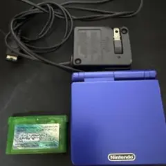 ゲームボーイアドバンスSPアズライトブルー本体。