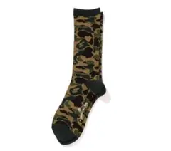 A BATHING APE CAMO JACQUARD SOCKS