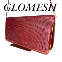 美品　GLOMESH 063 サコッシュ ショルダーバッグ　ブラウン