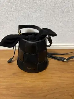 【最終値下げ】レディース　バケツ型ショルダーバッグ ブラック