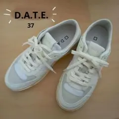 新品！未使用！D.A.T.E. ホワイト スニーカー 箱付き 23.5㎝