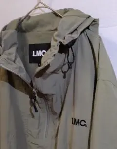 LMC オリーブグリーン ハーフジップ 　マウンテンパーカー　メッシュ裏地