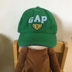 GAP 緑色 キャップ