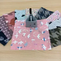 ★A991★ カットクロス/プリント生地/国産/25cm×25cm/10点