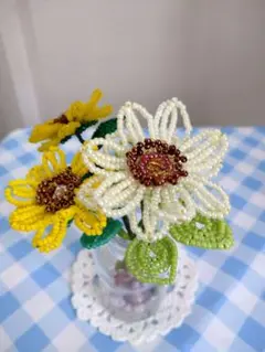 ＊Handmade＊Beads flowers✧*。 ＊向日葵ꕤ.。＊