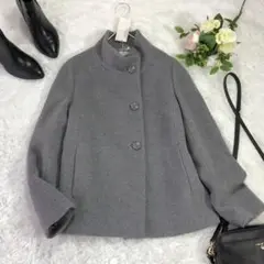 ★anysis★新品★ エニィスィス アンゴラブレンドカルゼ ショートコート