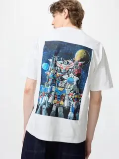 新品⭐︎L【ユニクロ】機動戦士ガンダム 45周年 UT/リラックスフィット 白