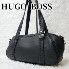 【極美品】HUGO BOSS ヒューゴボス ミニボストンバッグ オールレザー 極美品】HUGO BOSS ヒューゴボス ミニボストンバッグ オールレザー