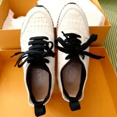 TOD'S トッズ サイズ35 ホワイト レザー ジュート