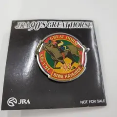 No.A-562　ビワハヤヒデ　JRA90周年　GREAT HORSEピンバッジ