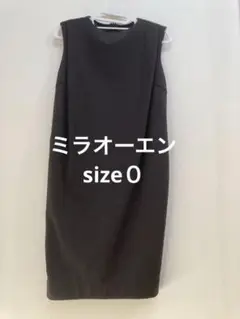 ✨【ミラオーエン】✨黒 ノースリーブ ワンピース
