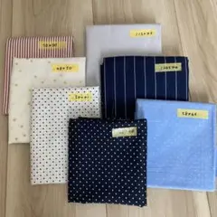 CHECK&STRIPE 大きめ　はぎれ