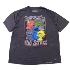 アメリカ古着　セサミストリート　半袖　Tシャツ　キャラT　I2165