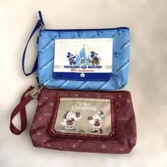 ディズニーMEMORY GO-ROUND 40周年　お手ふきキャリー2個セット