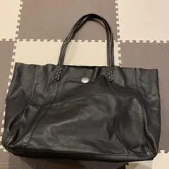 値下げ！ブラックレザートートバッグ シップスにて購入