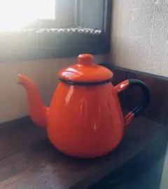 ホーロー　小さいやかん　※ジャンク