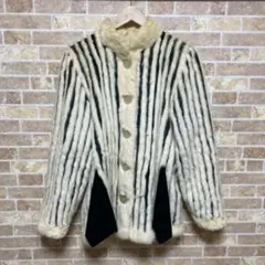 ゴージャス 高級 zebra ゼブラ 本革 個性派ジャケット
