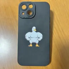 iPhone 13mini ケース むきむきアヒル