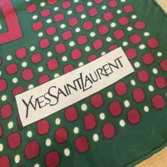 Yves Saint Laurent ドット柄スカーフ
